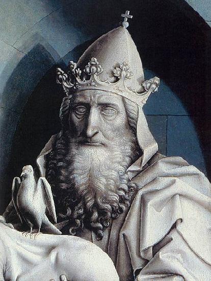 Robert Campin The Holy Trinity Germany oil painting art